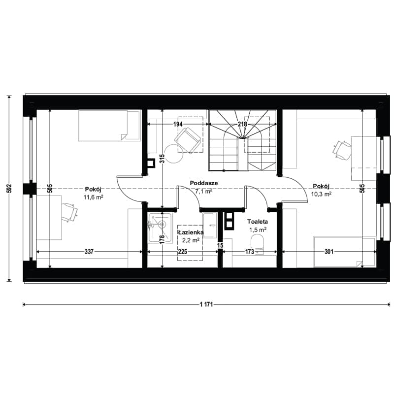 Dom modułowy DH70-6 – DomiHaus, zdjęcie 7