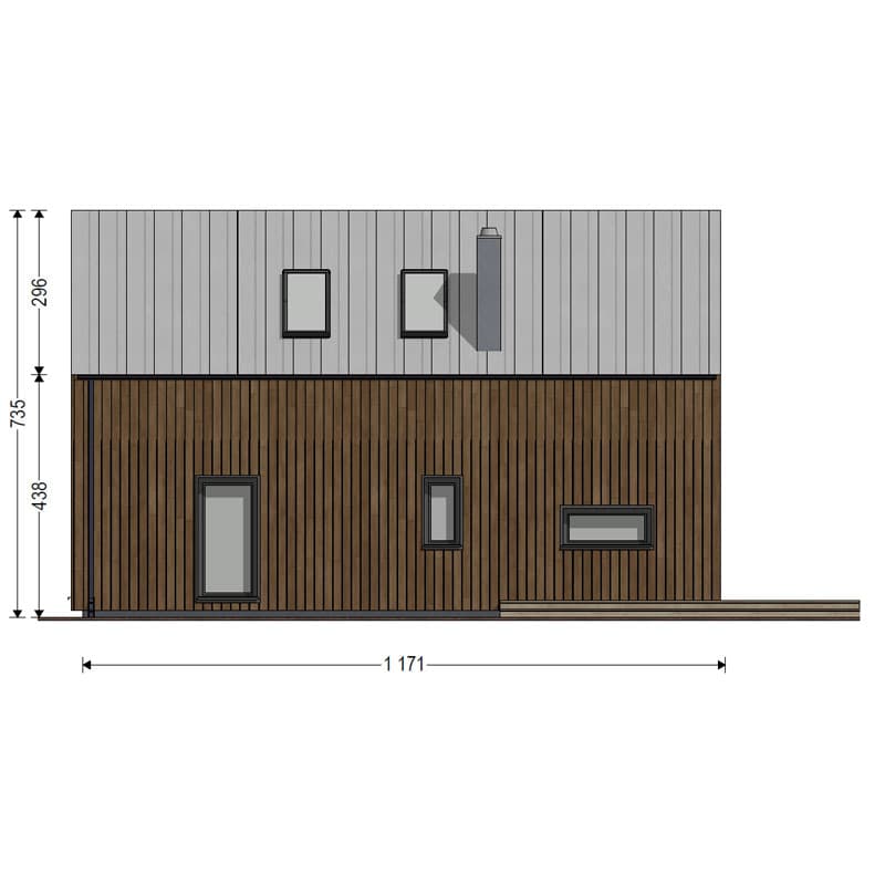 Dom modułowy DH70-4 – DomiHaus, zdjęcie 4