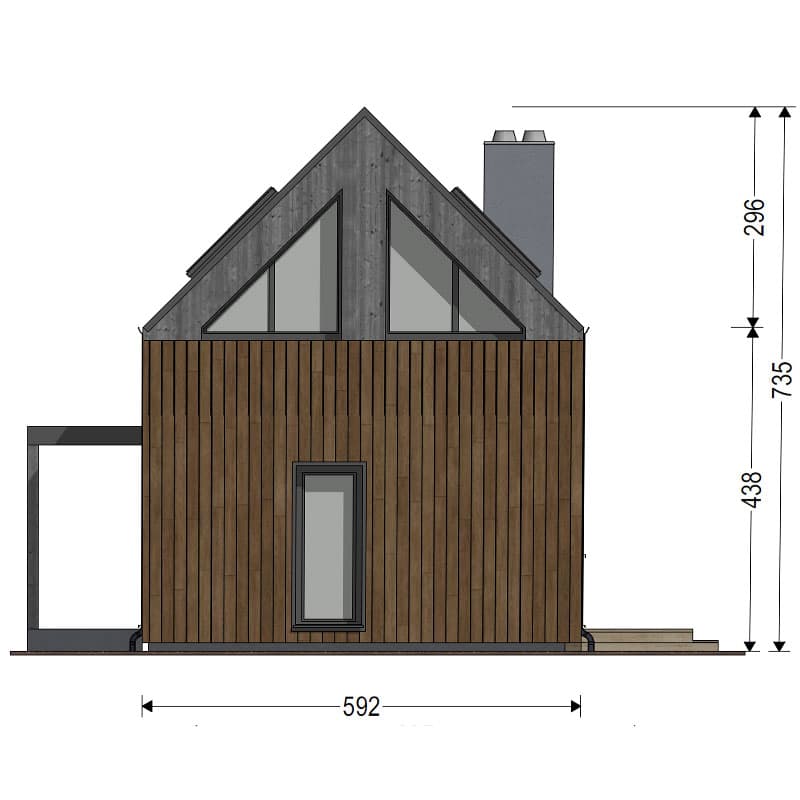 Dom modułowy DH70-4 – DomiHaus, zdjęcie 3