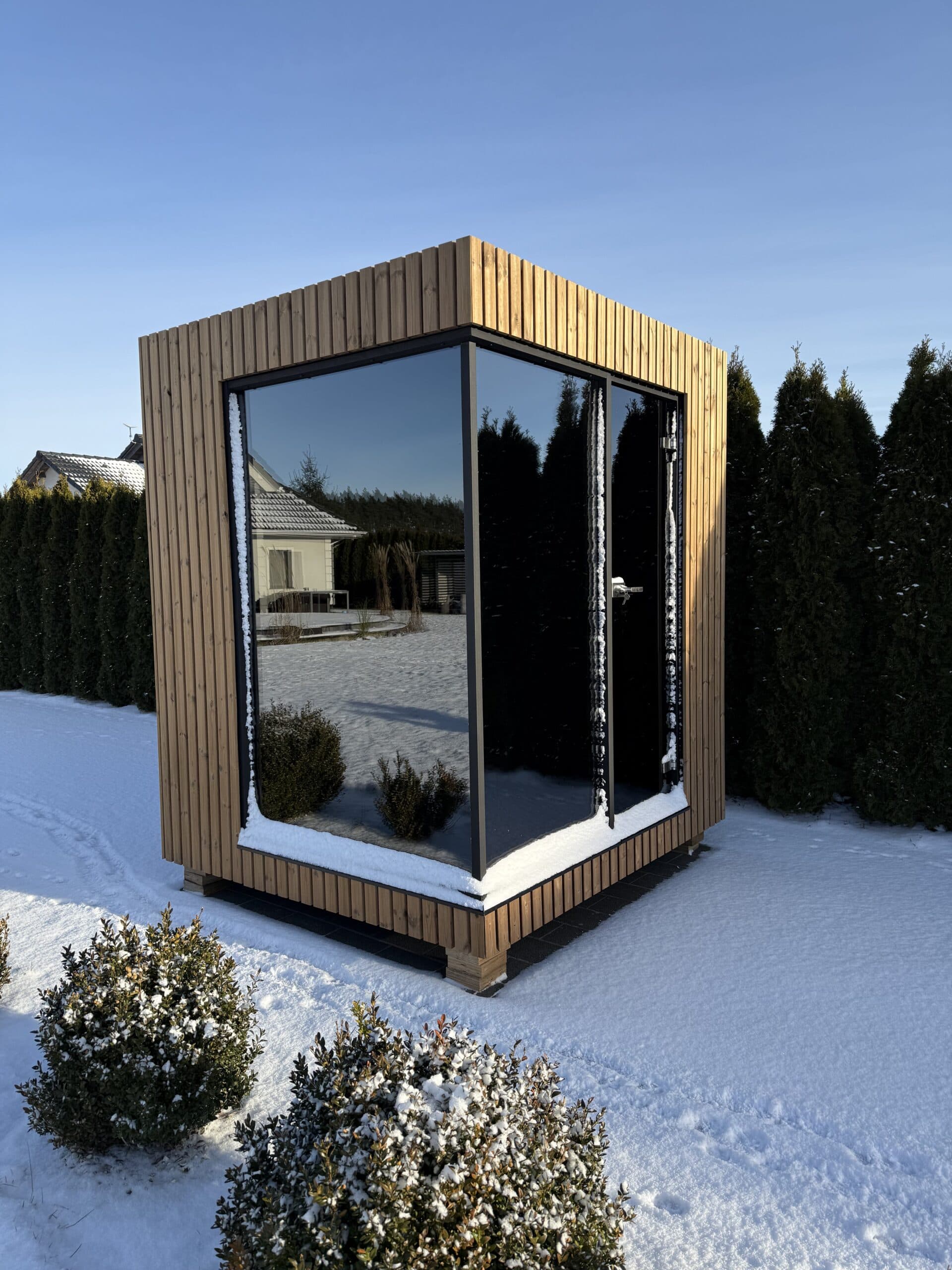 Sauna ogrodowa Qubit – Wooden Dream House, zdjęcie 5