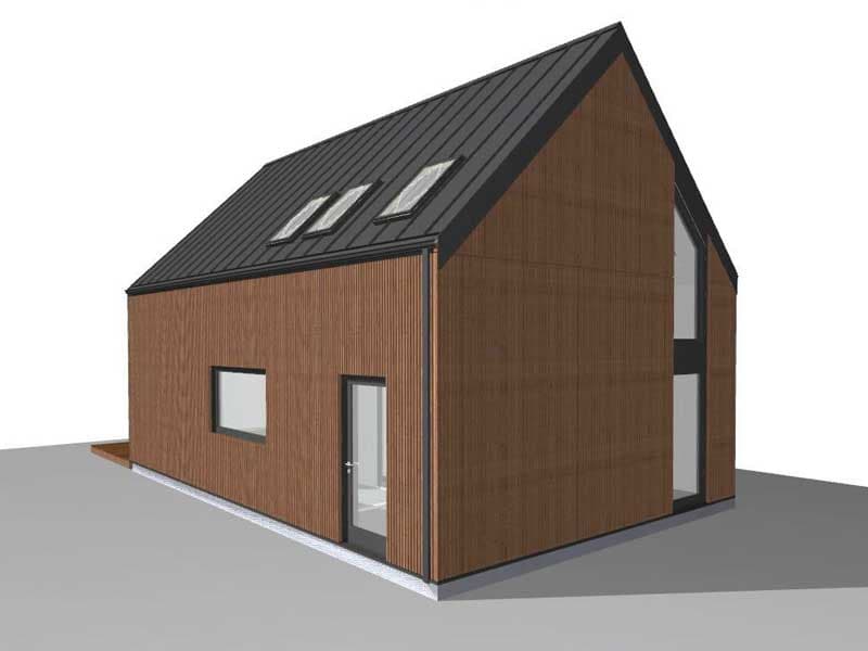 Dom modułowy DH70-2 – DomiHaus, zdjęcie 3
