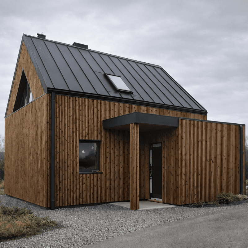 Dom modułowy DH47-2P z przedsionkiem – DomiHaus, zdjęcie 2
