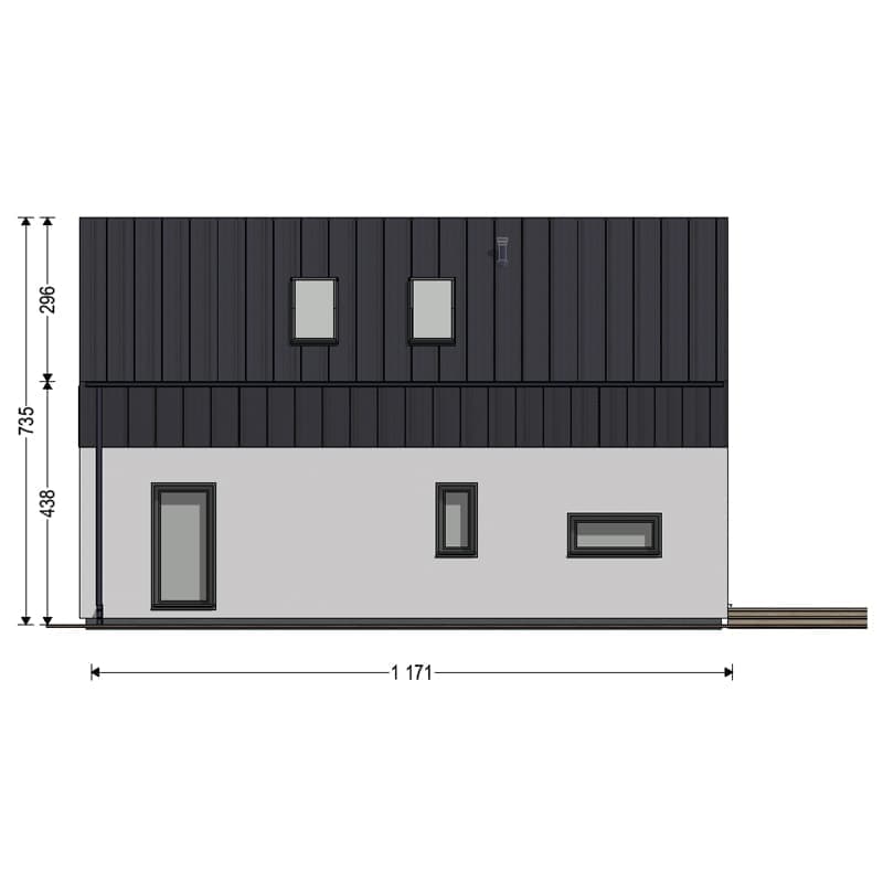 Dom modułowy DH70-6 – DomiHaus, zdjęcie 4