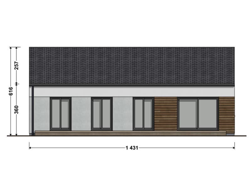 Dom modułowy DH127 – DomiHaus, zdjęcie 6