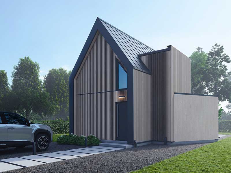Dom modułowy DH55 – DomiHaus, zdjęcie 3