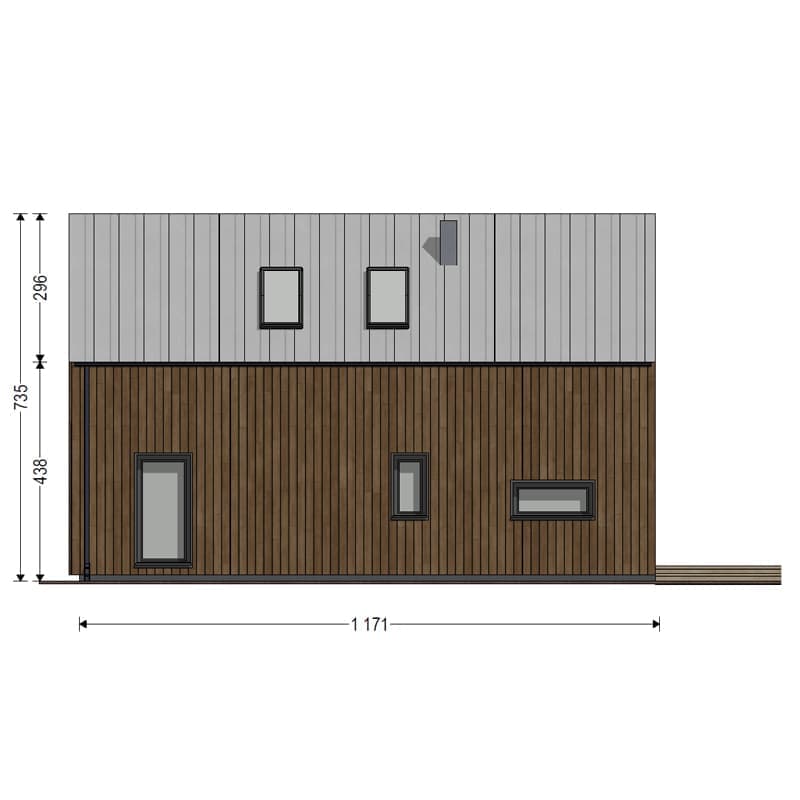 Dom modułowy DH70-5 – DomiHaus, zdjęcie 4