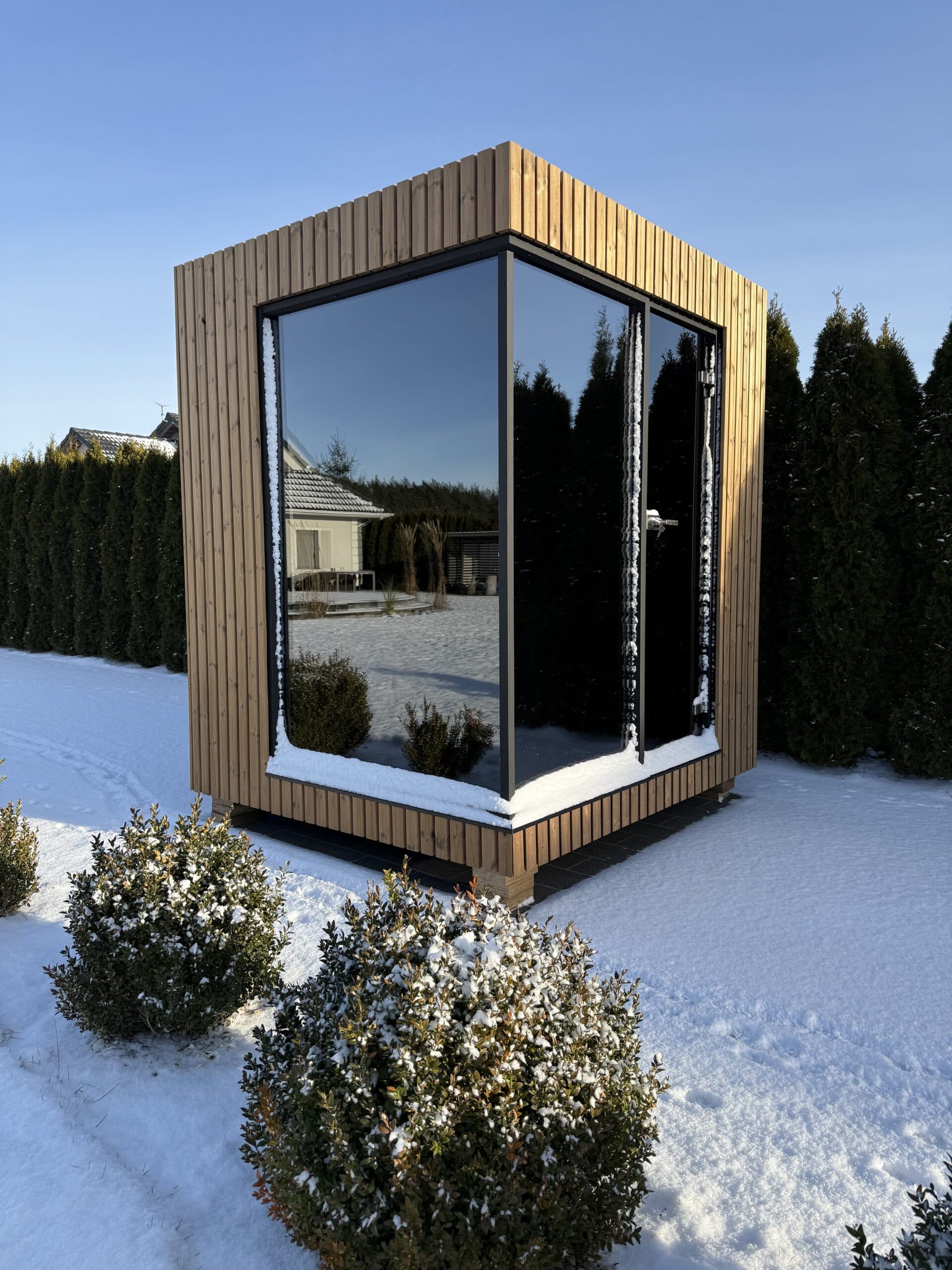 Sauna ogrodowa Qubit – Wooden Dream House, zdjęcie 6