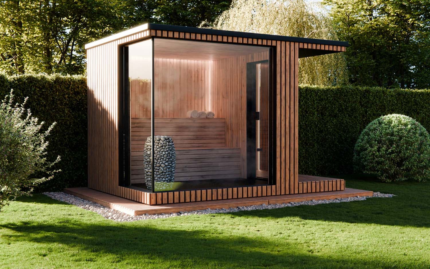 Sauna ogrodowa Harmony – Wooden Dream House, zdjęcie 5