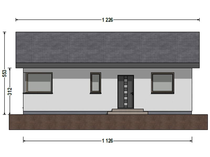 Dom modułowy DH60 – DomiHaus, zdjęcie 5