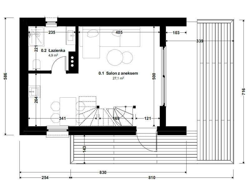 Dom modułowy DH47 – DomiHaus, zdjęcie 6