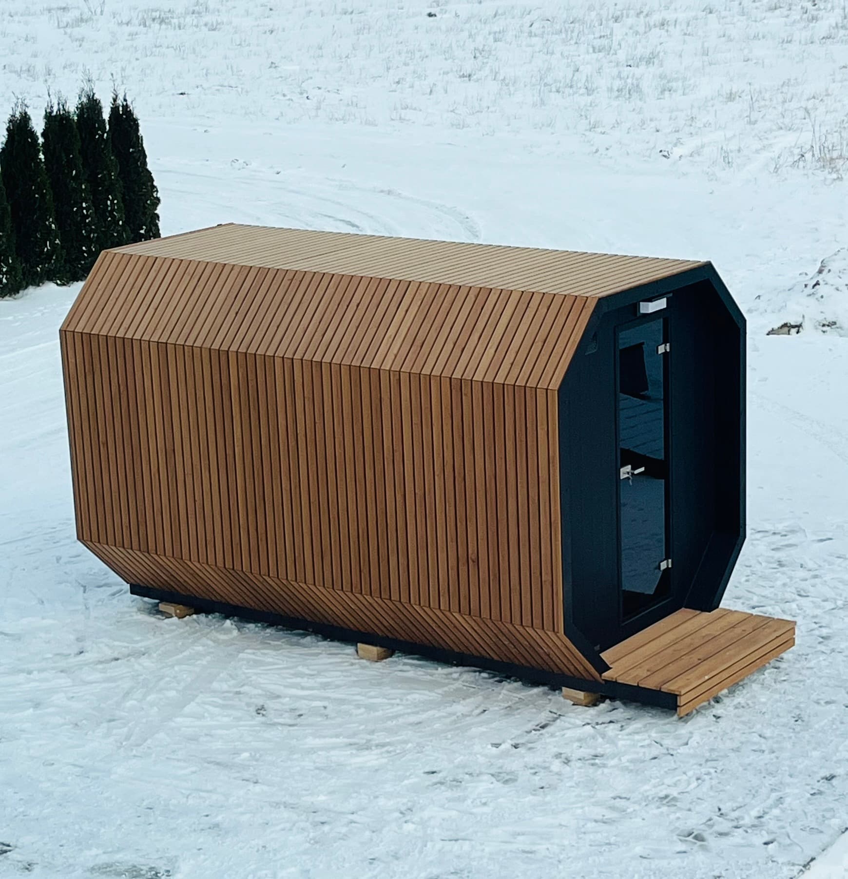 Sauna ogrodowa Qube – Wooden Dream House, zdjęcie 4
