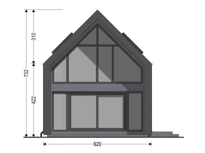 Dom modułowy DH70-1 – DomiHaus, zdjęcie 4
