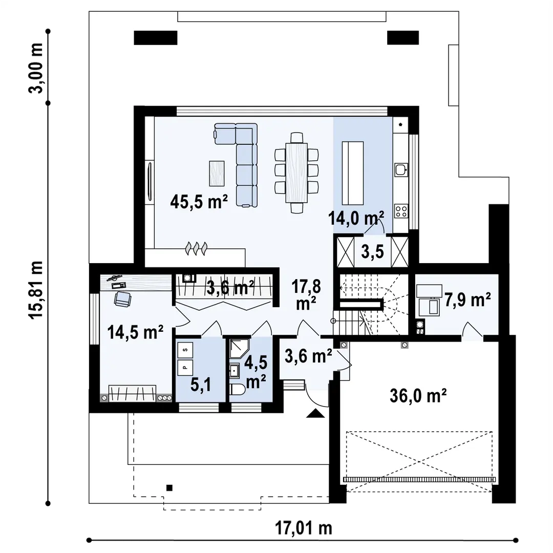 Grundriss FrameDEV 9, Ansicht 1