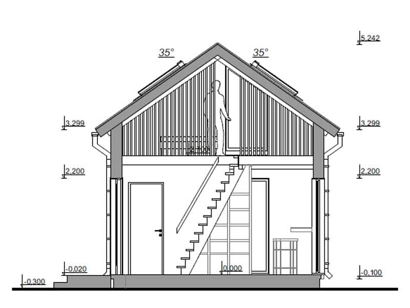 Dom modułowy DH35-1 – DomiHaus, zdjęcie 6