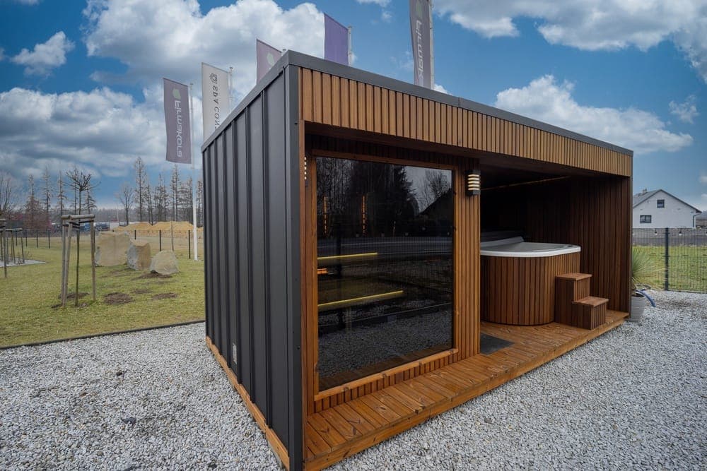 Sauna ogrodowa Relax 550 – Kora, zdjęcie 5