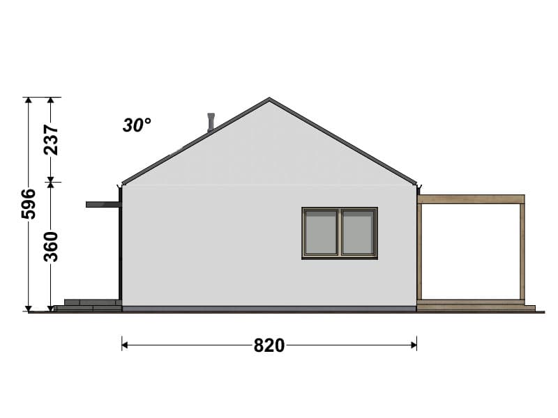 Dom modułowy DH115 – DomiHaus, zdjęcie 3