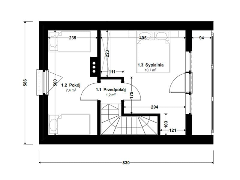 Dom modułowy DH47 – DomiHaus, zdjęcie 7