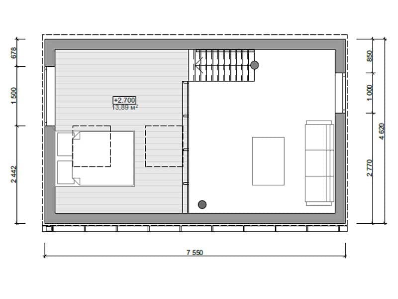 Dom modułowy DH35-3 – DomiHaus, zdjęcie 5