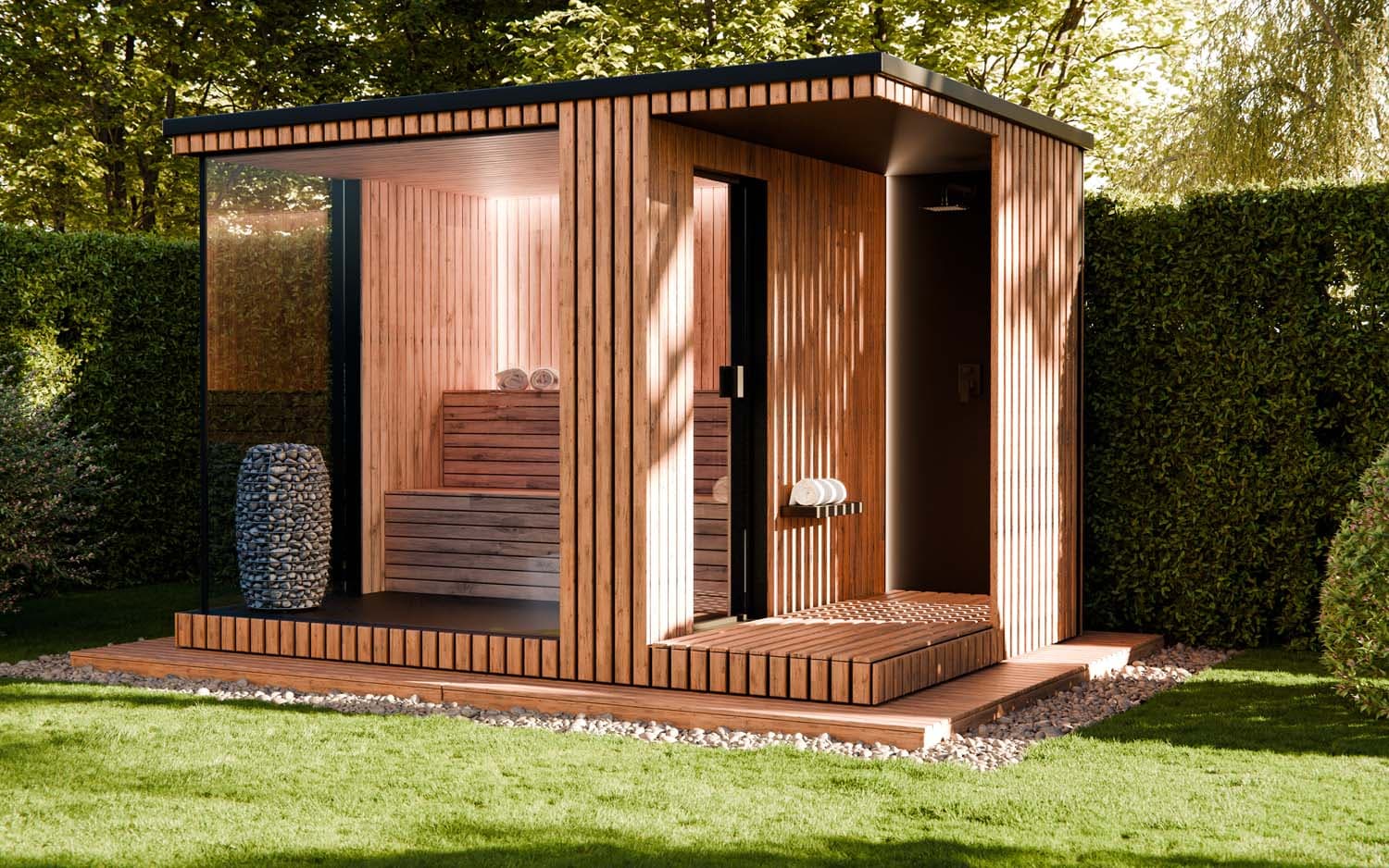 Sauna ogrodowa Harmony – Wooden Dream House, zdjęcie 4