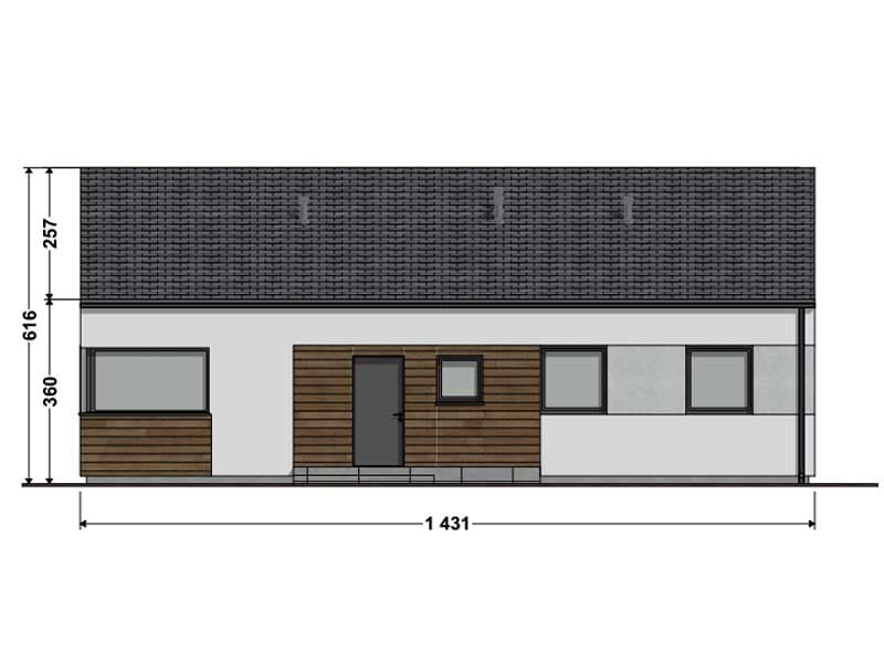 Dom modułowy DH127 – DomiHaus, zdjęcie 4