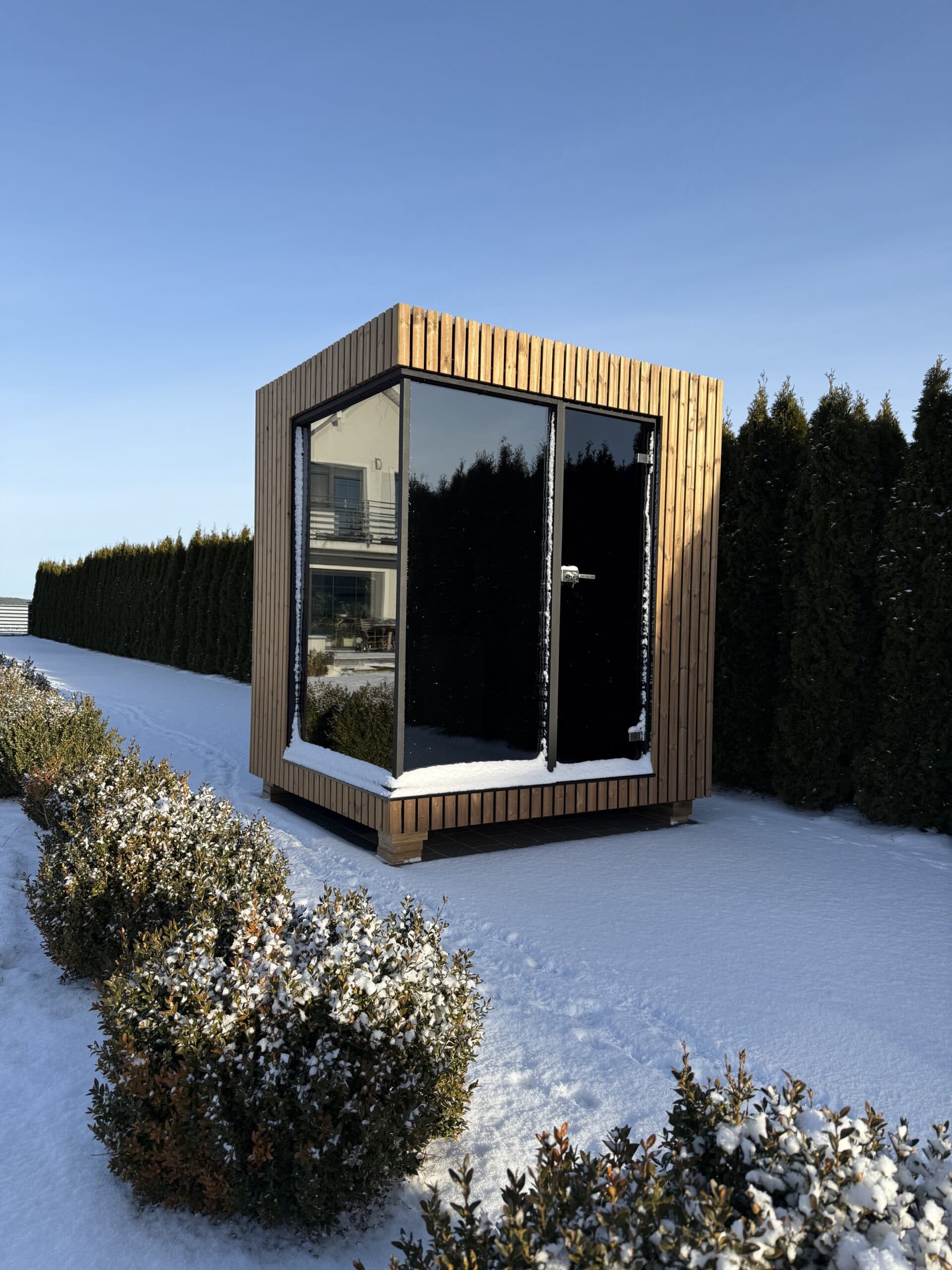 Sauna ogrodowa Qubit – Wooden Dream House, zdjęcie 2
