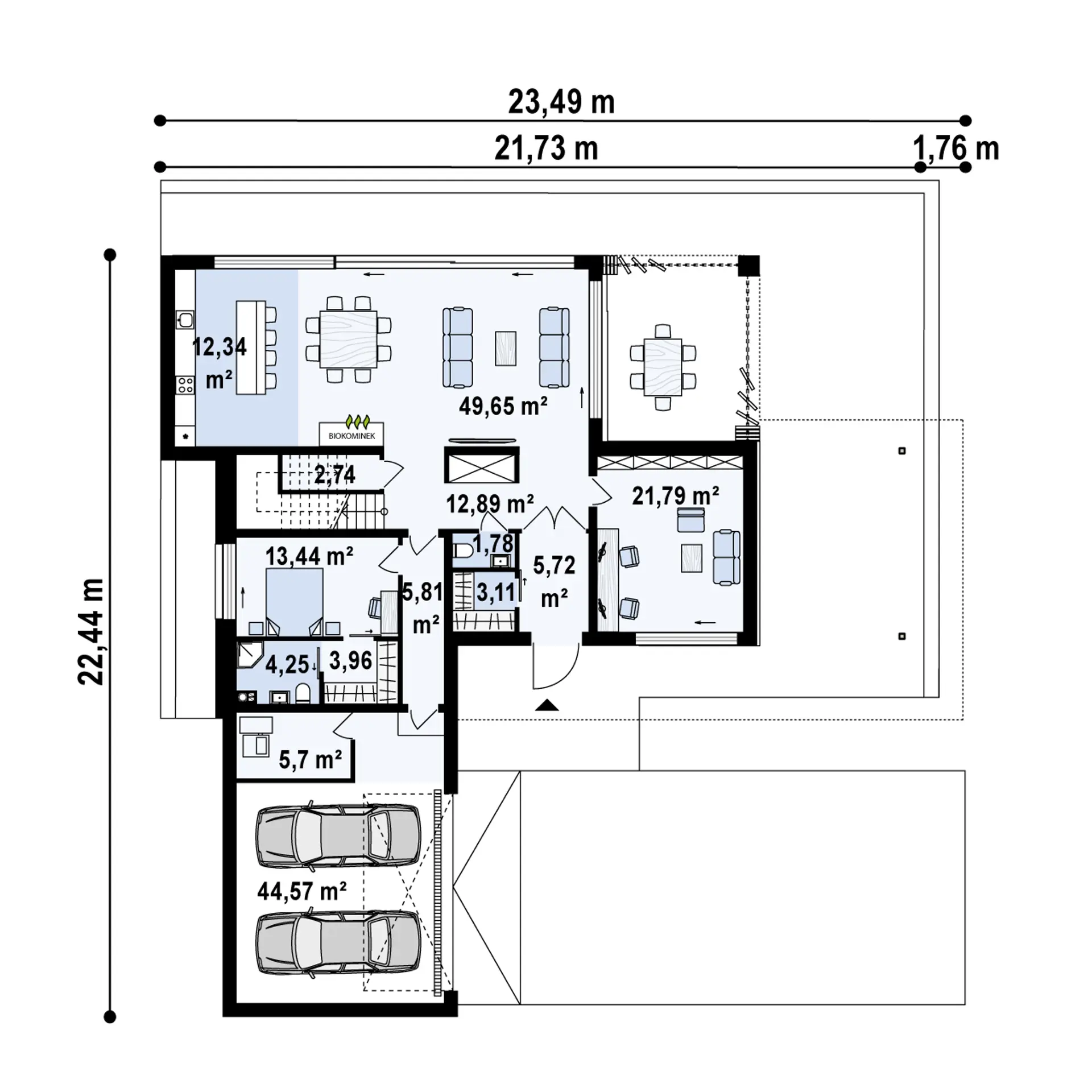 Grundriss FrameDEV 8, Ansicht 1