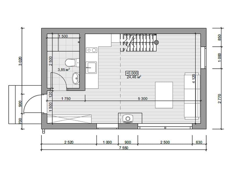 Dom modułowy DH35-3 – DomiHaus, zdjęcie 4