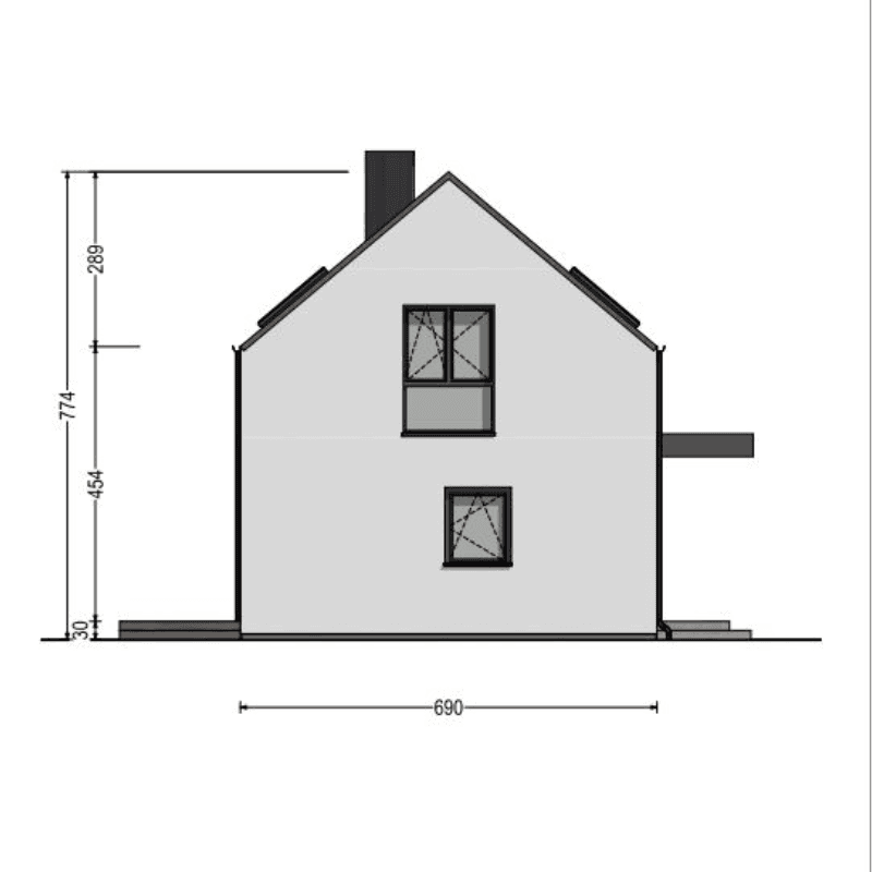 Dom modułowy DH70-7 – DomiHaus, zdjęcie 3