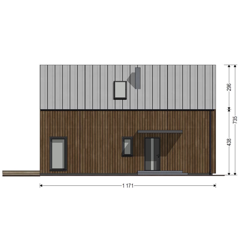 Dom modułowy DH70-5 – DomiHaus, zdjęcie 5