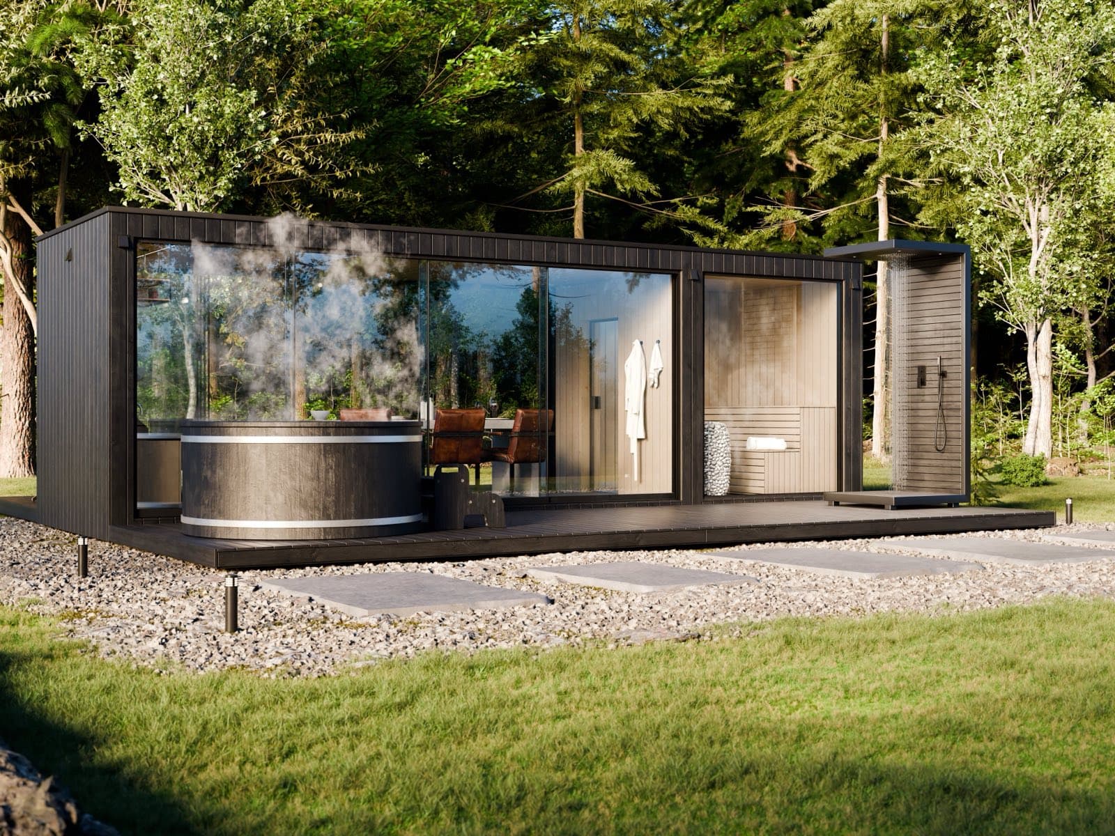 Sauna ogrodowa Oasis – Wooden Dream House, zdjęcie 5