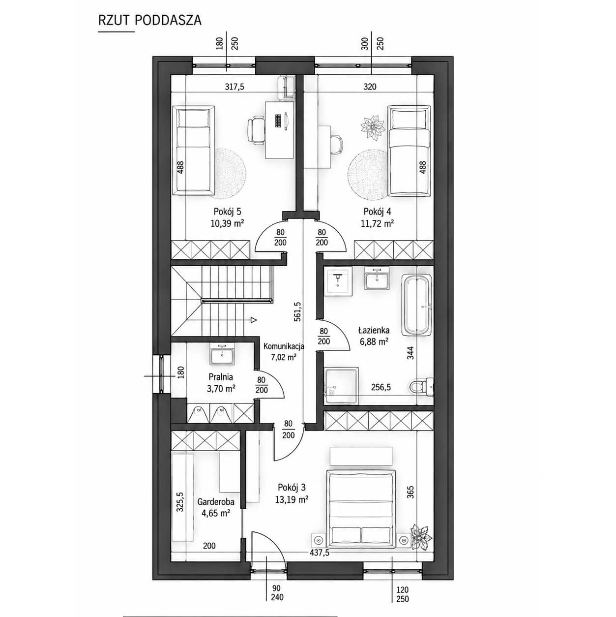 Rzut MAJESTIC 175, widok 2