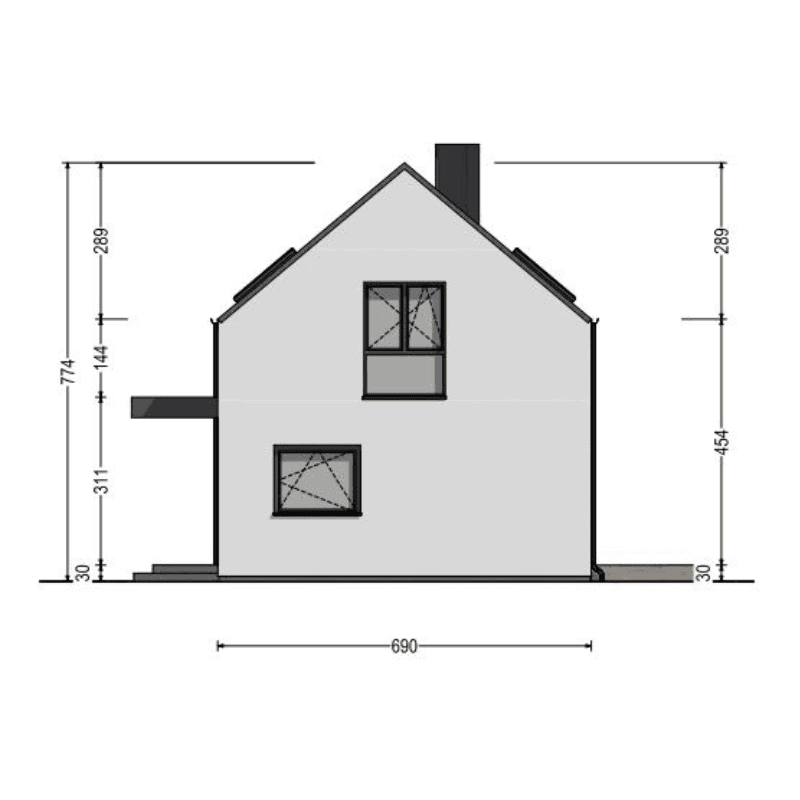 Dom modułowy DH70-7 – DomiHaus, zdjęcie 5