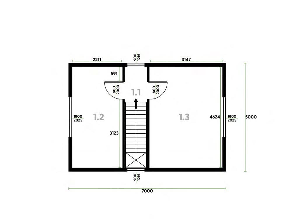 Rzut Logbar Lord Plus, widok 2
