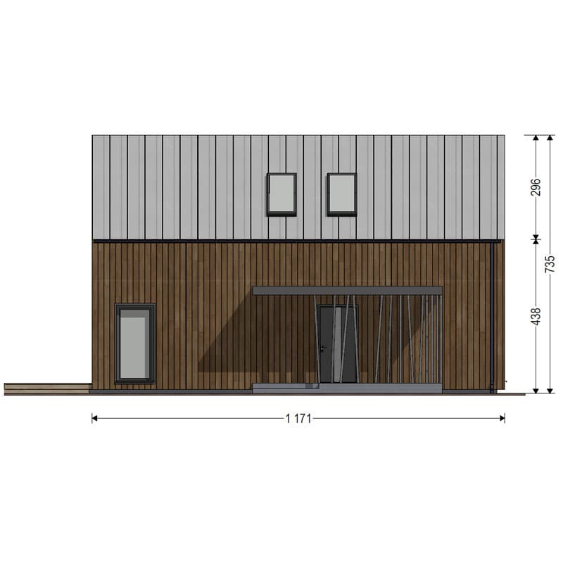 Dom modułowy DH70-4 – DomiHaus, zdjęcie 5