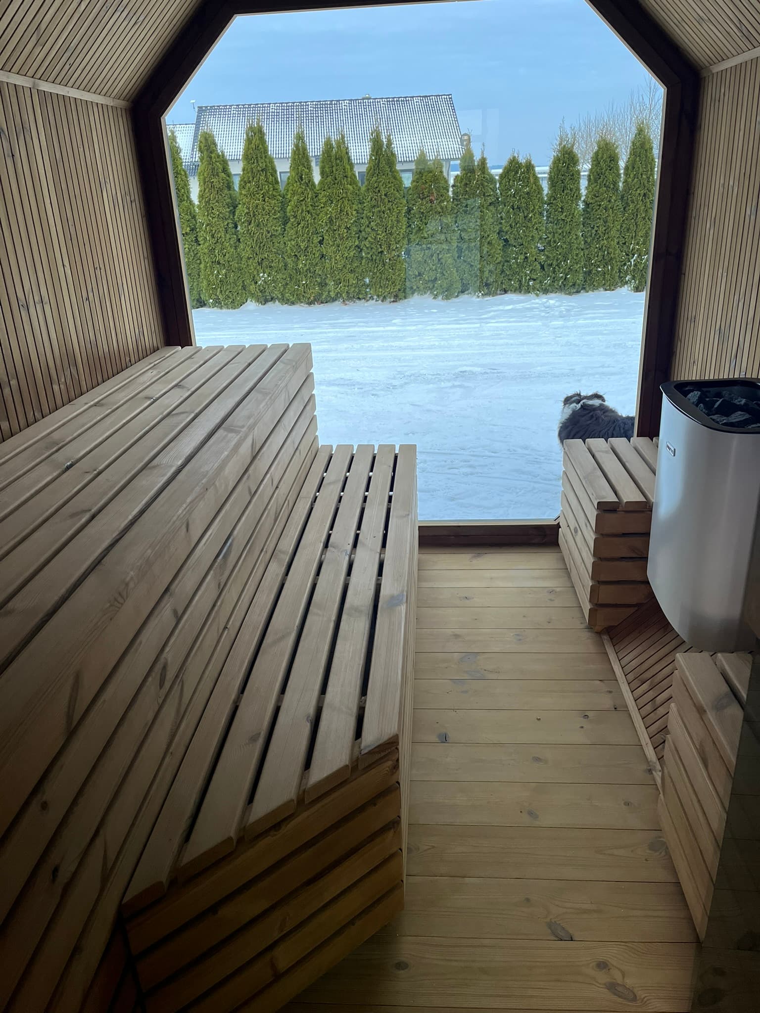 Sauna ogrodowa Qube – Wooden Dream House, zdjęcie 10