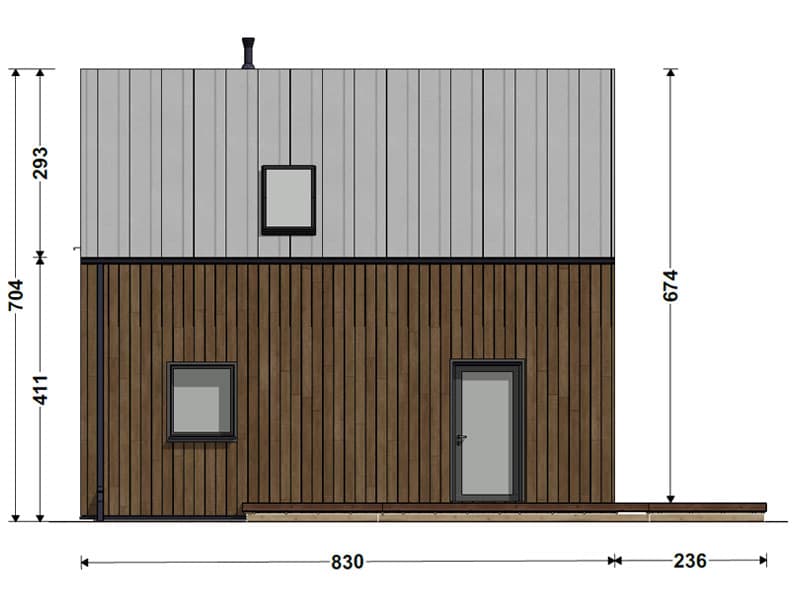 Dom modułowy DH47 – DomiHaus, zdjęcie 5