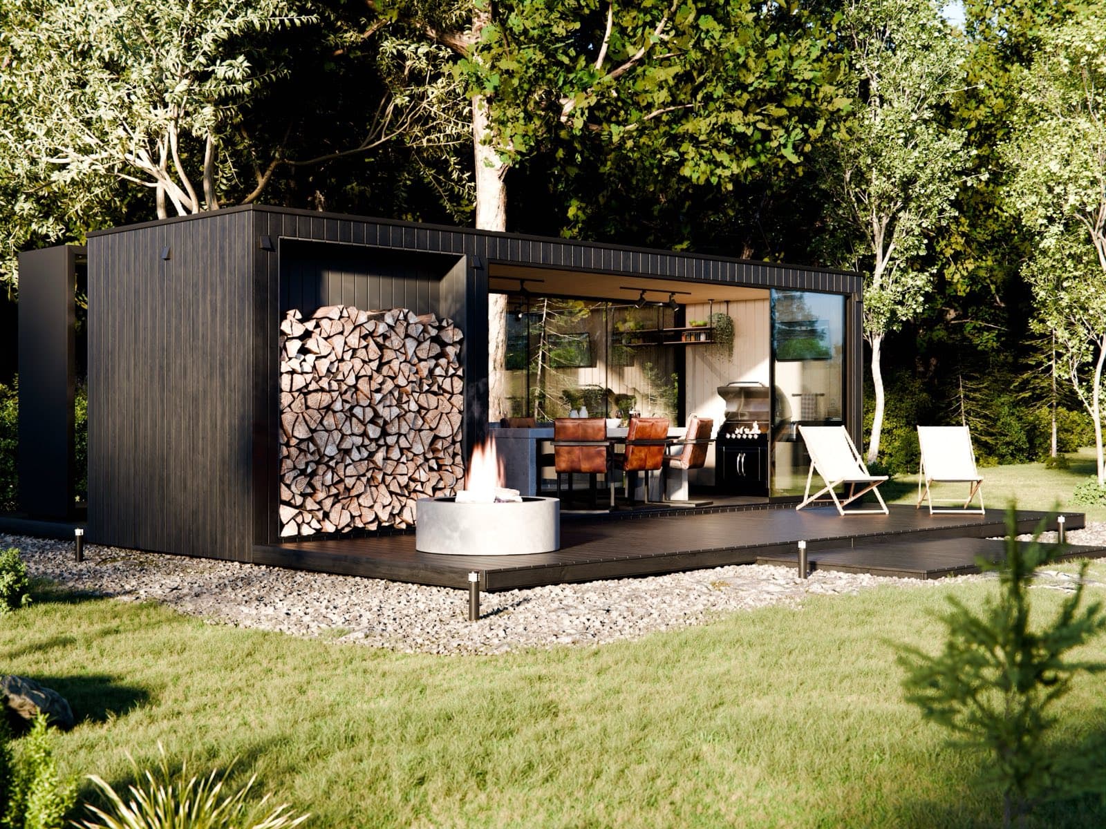 Sauna ogrodowa Oasis – Wooden Dream House, zdjęcie 4
