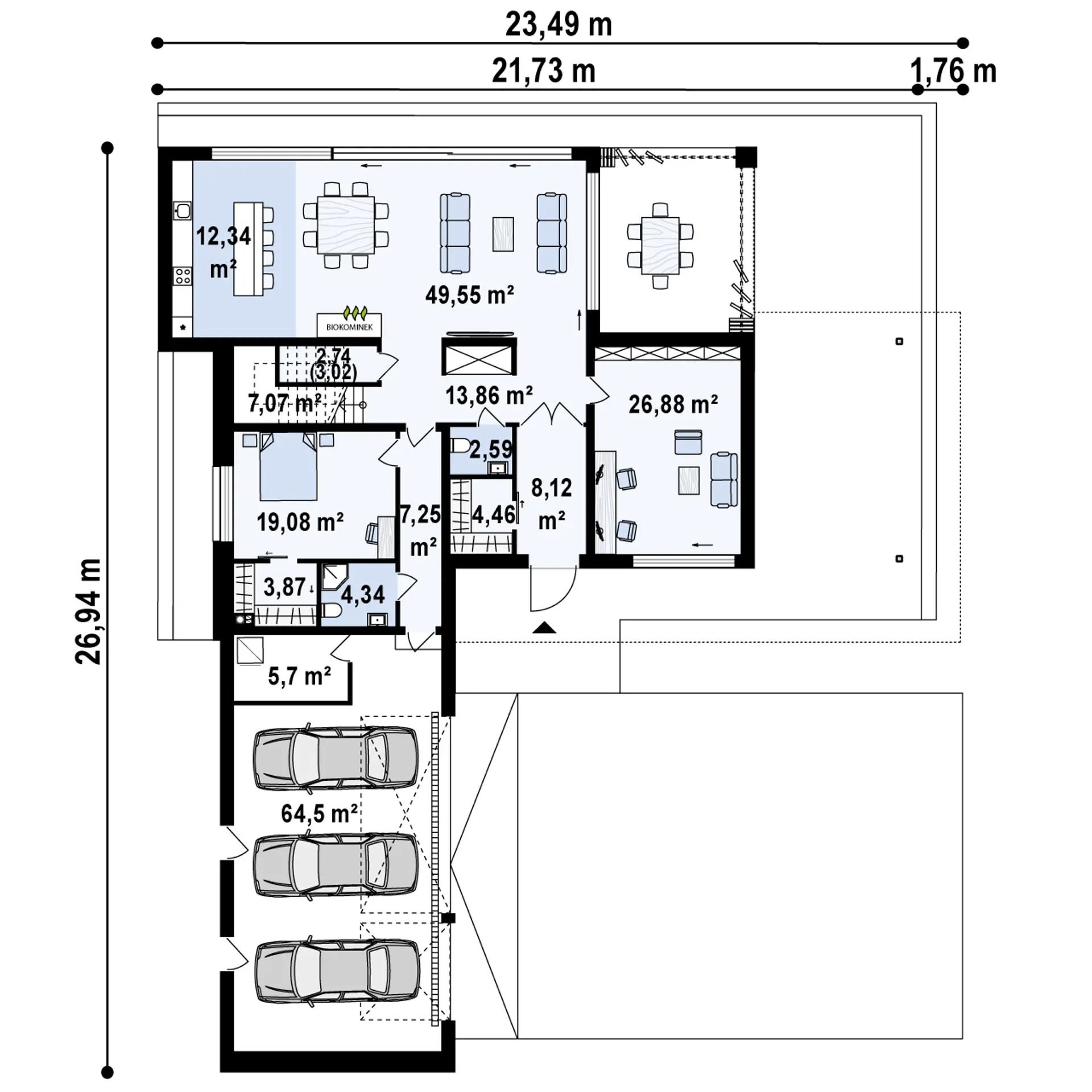 Grundriss FrameDEV 7, Ansicht 1