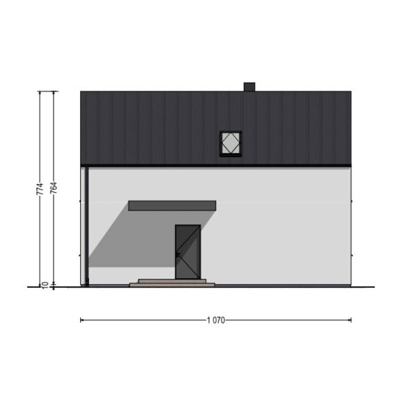 Dom modułowy DH70-7 – DomiHaus, zdjęcie 2