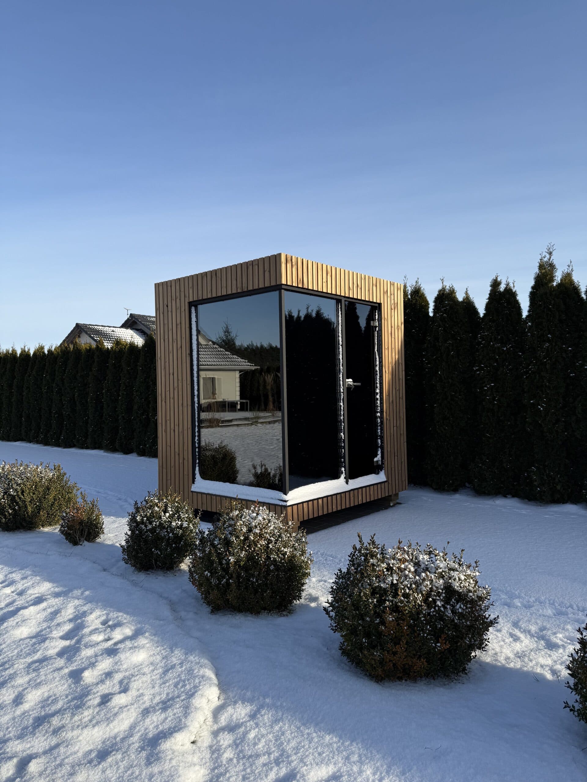 Sauna ogrodowa Qubit – Wooden Dream House, zdjęcie 4