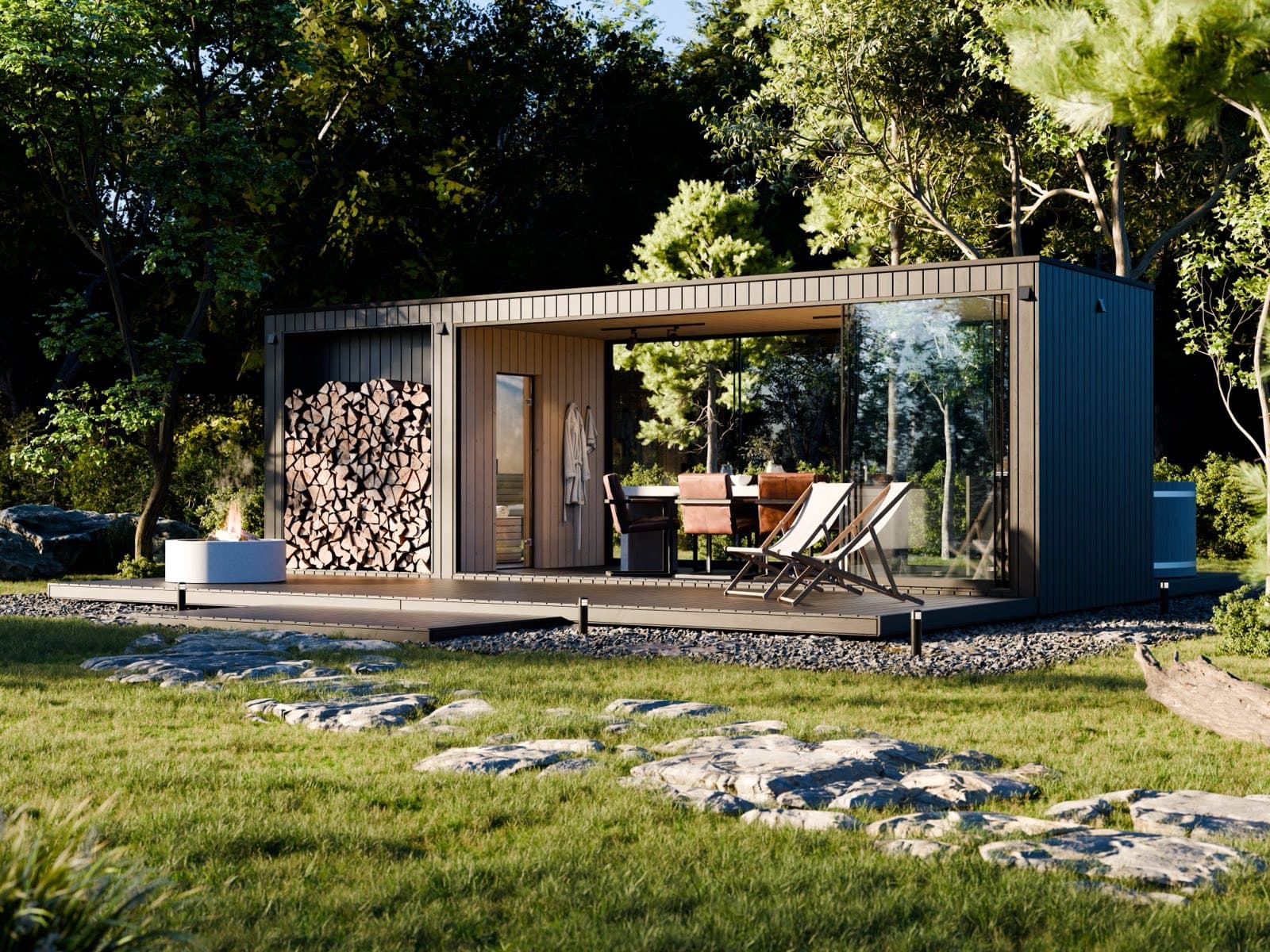 Sauna ogrodowa Oasis – Wooden Dream House, zdjęcie 3