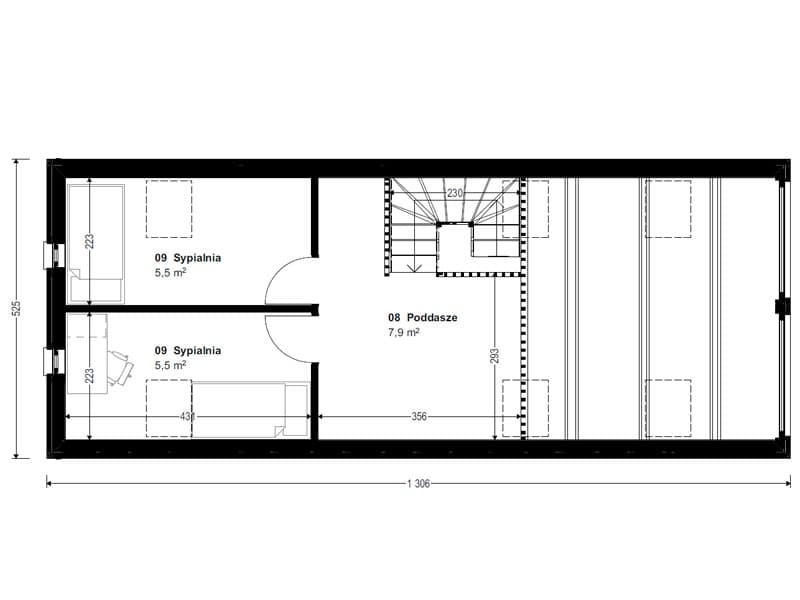 Dom modułowy DH70-3 – DomiHaus, zdjęcie 7
