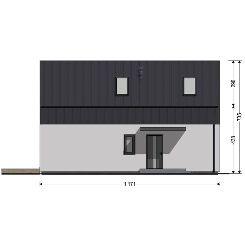 Dom modułowy DH70-6 – DomiHaus, zdjęcie 5
