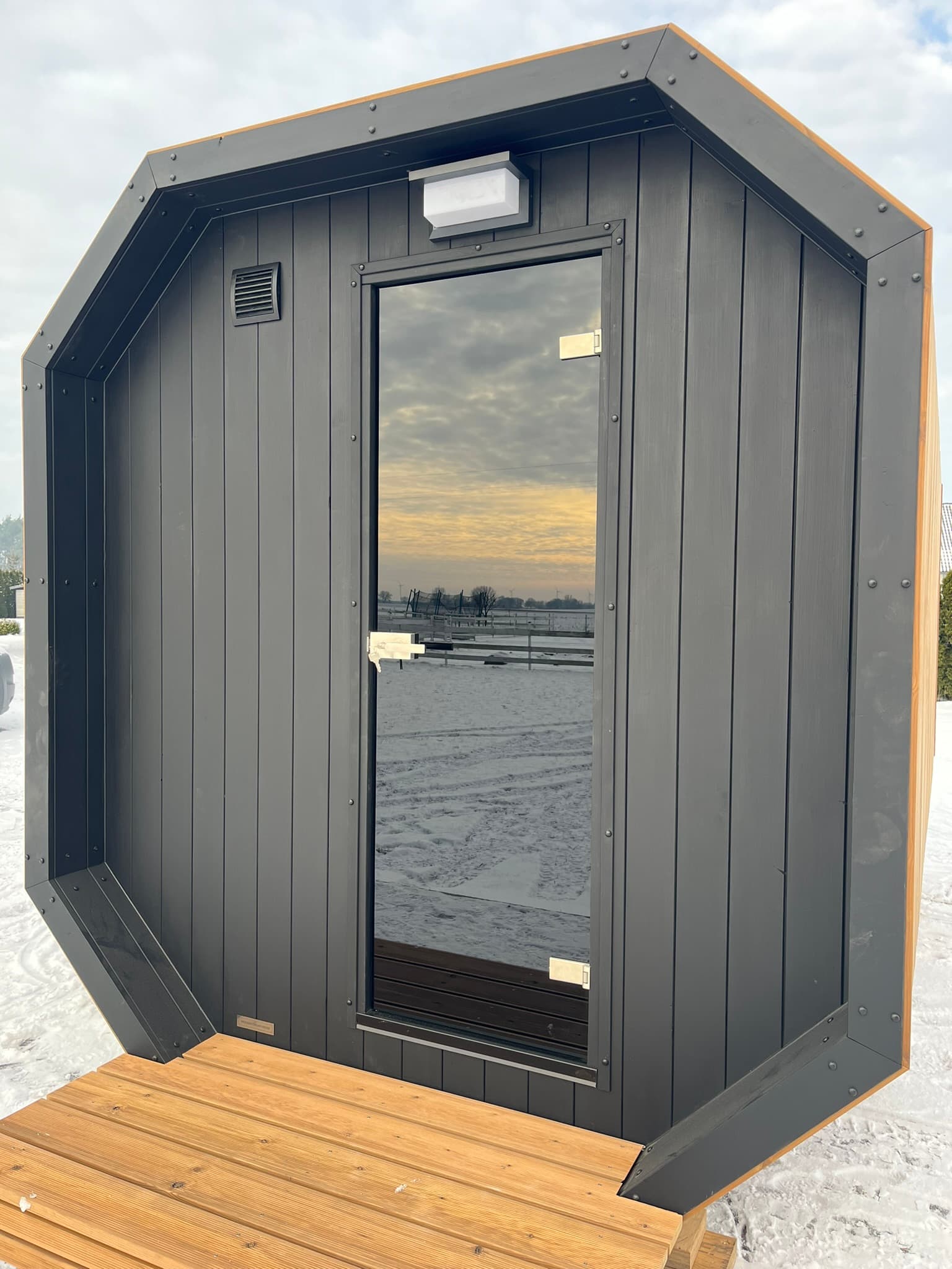 Sauna ogrodowa Qube – Wooden Dream House, zdjęcie 9