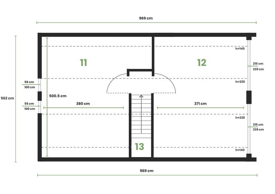 Rzut Logbar Monako 84 B, widok 2