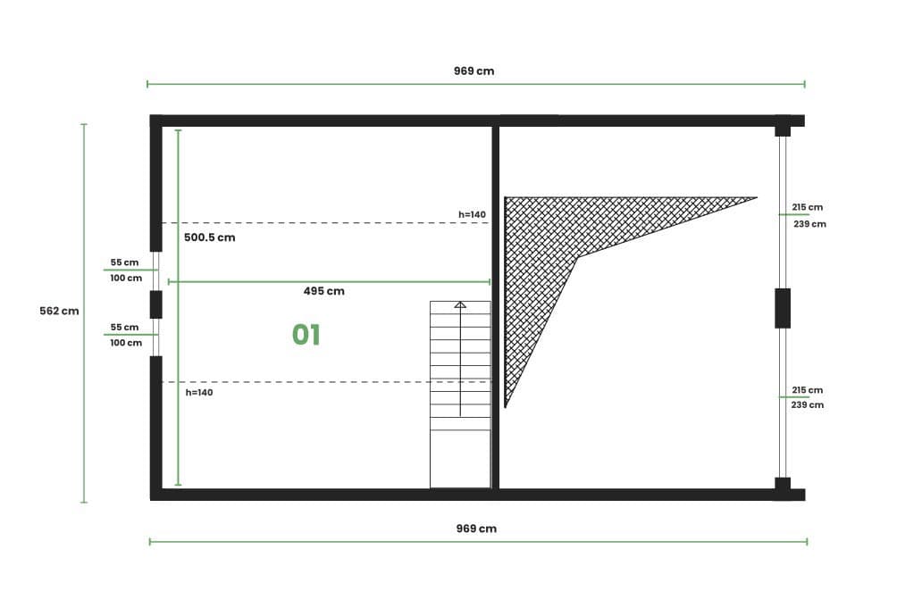 Rzut Logbar Monako 67 B, widok 2